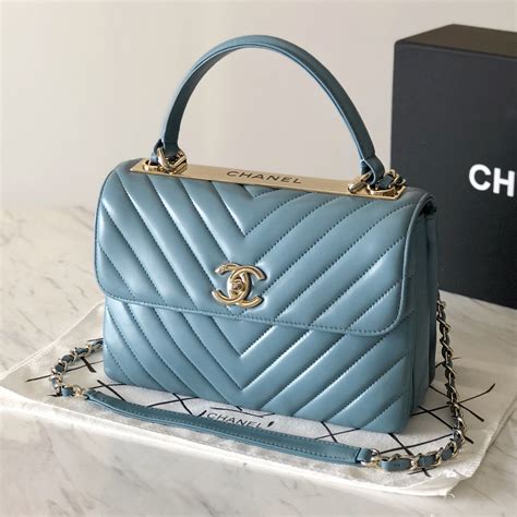 chanel flap bag with handle review